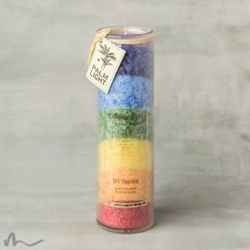 CHAKRA Kerze Multicolor 20 cm