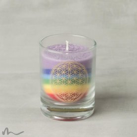 CHAKRA Kerze Multicolor 6 cm