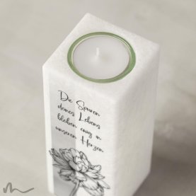 Trauerkerze Gefühlssache 6 x 6 x 15 cm