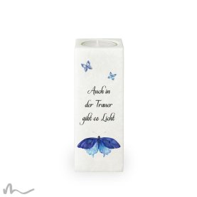 Trauerkerze Stille Stunde 6 x 6 x 15 cm