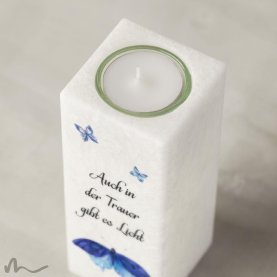 Trauerkerze Stille Stunde 6 x 6 x 15 cm