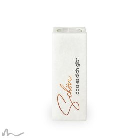 Freundschaftskerze Einfach Schön 6 x 6 x 15 cm