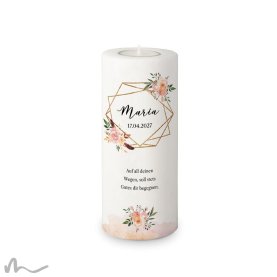 Konfirmationskerze Glamourös Ø8 x 20 cm