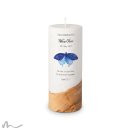 Konfirmationskerze Holzelement Docht Stille Stunde Ø8 x 20 cm