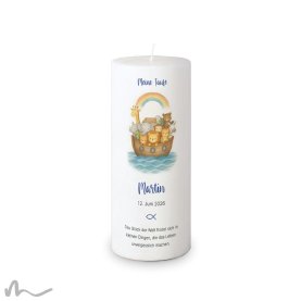 Taufkerze Docht Arche Noah Ø8 x 20 cm