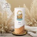 Taufkerze Holzelement Docht Arche Noah Ø8 x 20 cm