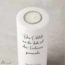 Hochzeitskerze Schlicht Ø8 x 20 cm