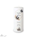 Hochzeitskerze Docht Zeitlos Elegant Ø8 x 20 cm