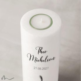 Trauerkerze Schlicht Ø8 x 20 cm