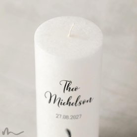 Trauerkerze Docht Schlicht Ø8 x 20 cm