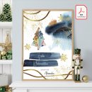 Geldgeschenk Poster Frohe Weihnachten