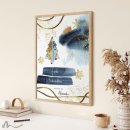 Geldgeschenk Poster Frohe Weihnachten