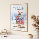 Geldgeschenk Poster Frohe Weihnachten Geschenk Rodel
