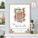 Geldgeschenk Poster Frohe Weihnachten Weihnachtsstern