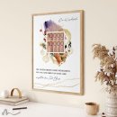 Geldgeschenk Poster Frohe Weihnachten Abstrakt Rahmen