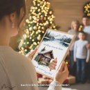 Geldgeschenk Poster Frohe Weihnachten Hütte