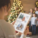 Geldgeschenk Poster Frohe Weihnachten Eichhörnchen