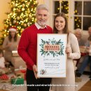 Geldgeschenk Poster Frohe Weihnachten Erste Million