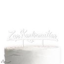 Cake Topper Zur Konfirmation Weiss