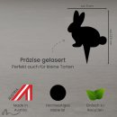 Cake Topper Hase Schwarz