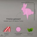 Cake Topper Hase Pink Glitzer