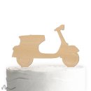 Cake Topper Vespa Holz