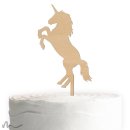 Cake Topper Einhorn Holz