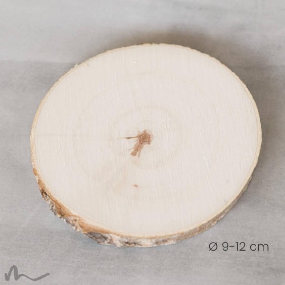 Kerzenteller Holz Ø 9-12 cm