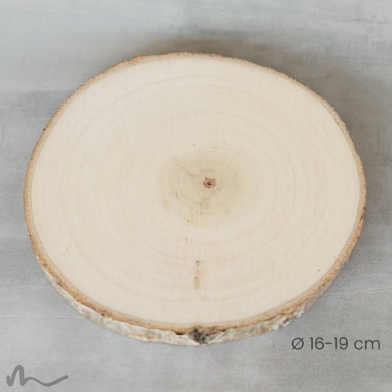 Kerzenteller Holz Ø 16-19 cm