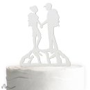 Cake Topper Bergleidenschaft Satiniert