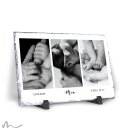 Geburtstafel Polaroid Stil 29 x 19 cm