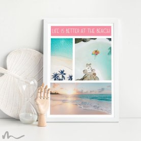 Poster In Szene gesetzt