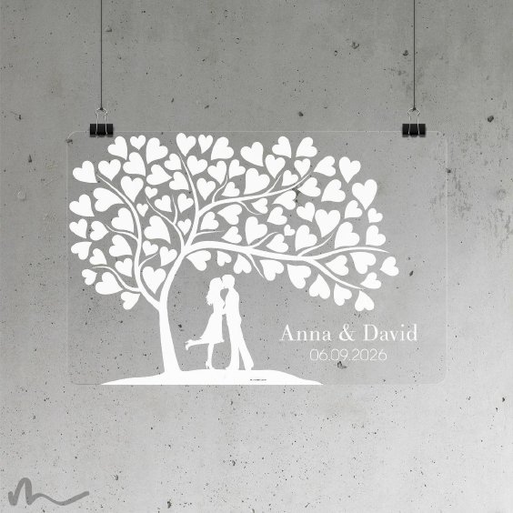 Hochzeitsbaum Kuss 80