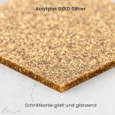 Cake Topper Zur Firmung Gold Glitzer